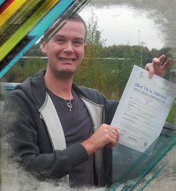 greame passing his driving test